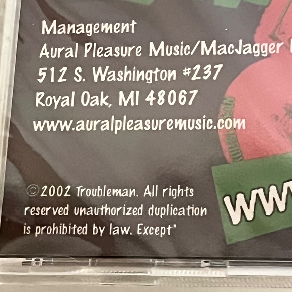 Vintage 2002 Troubleman Music CD New Sealed - Picture 4 of 6